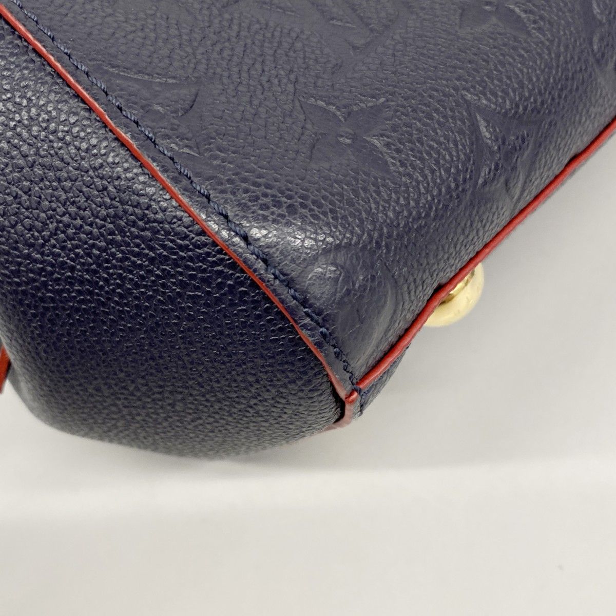 Louis Vuitton Handbag Monogram Empreinte Montaigne BB Marine — view 6