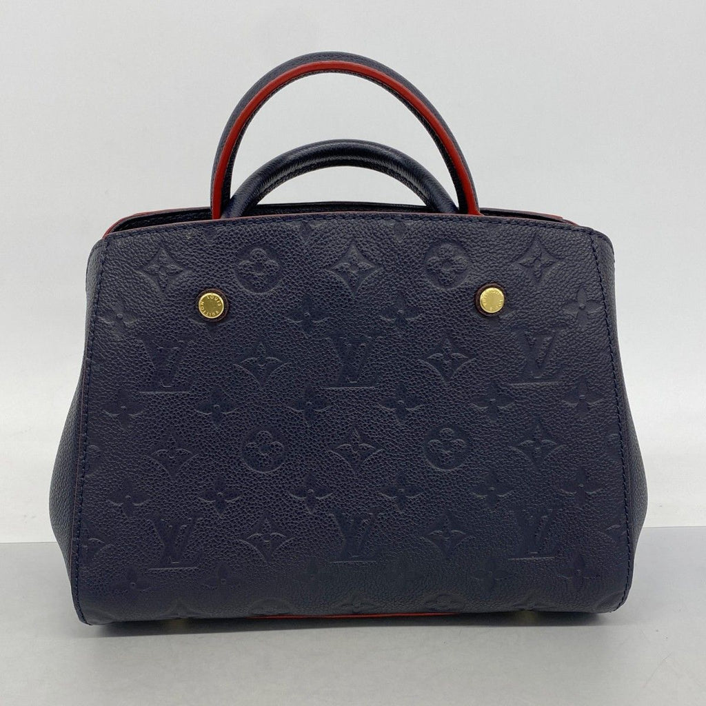 Louis Vuitton Handbag Monogram Empreinte Montaigne BB Marine — view 9