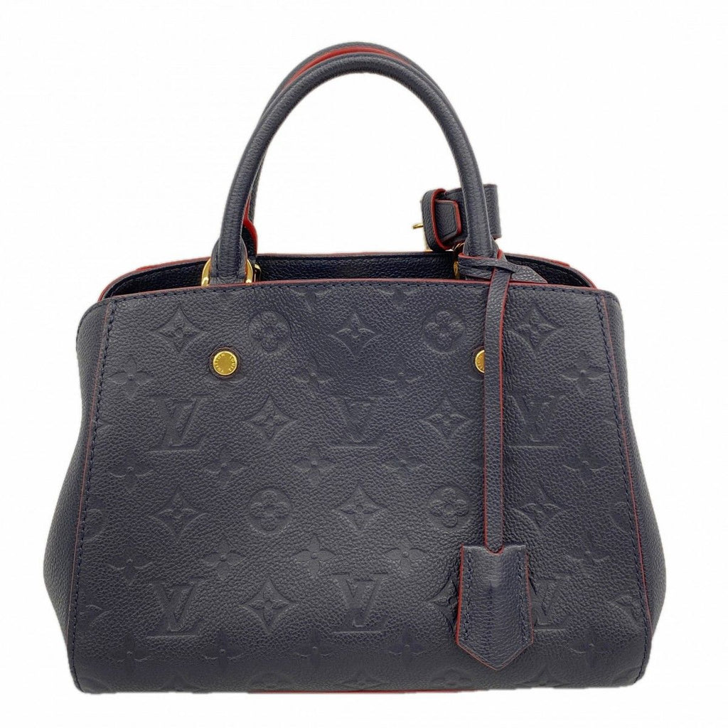 Louis Vuitton Handbag Monogram Empreinte Montaigne BB Marine