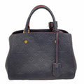 Louis Vuitton Handbag Monogram Empreinte Montaigne BB Marine