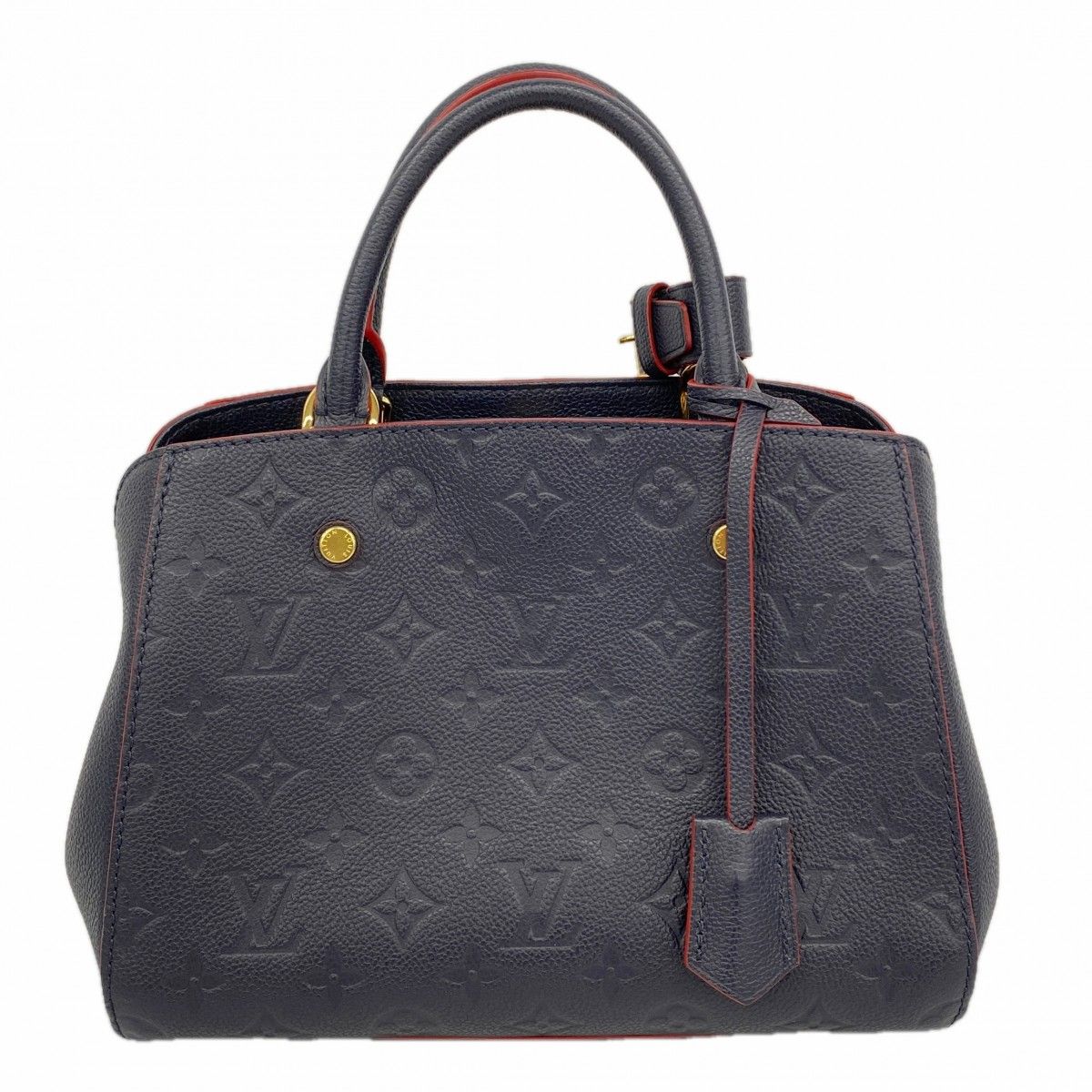 Louis Vuitton Handbag Monogram Empreinte Montaigne BB Marine