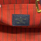 Louis Vuitton Handbag Monogram Empreinte Montaigne BB Marine — view 5