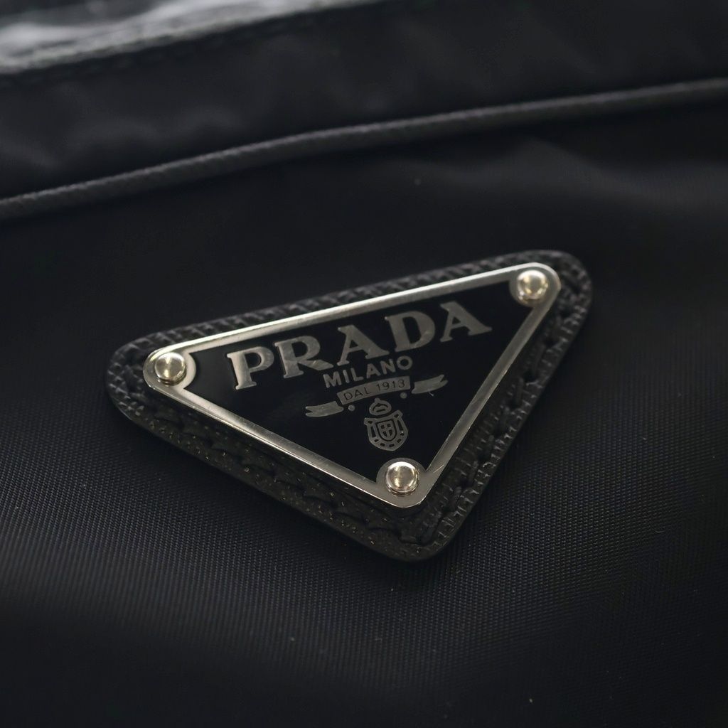 Prada Waist Belt Bag Nylon Black — view 5