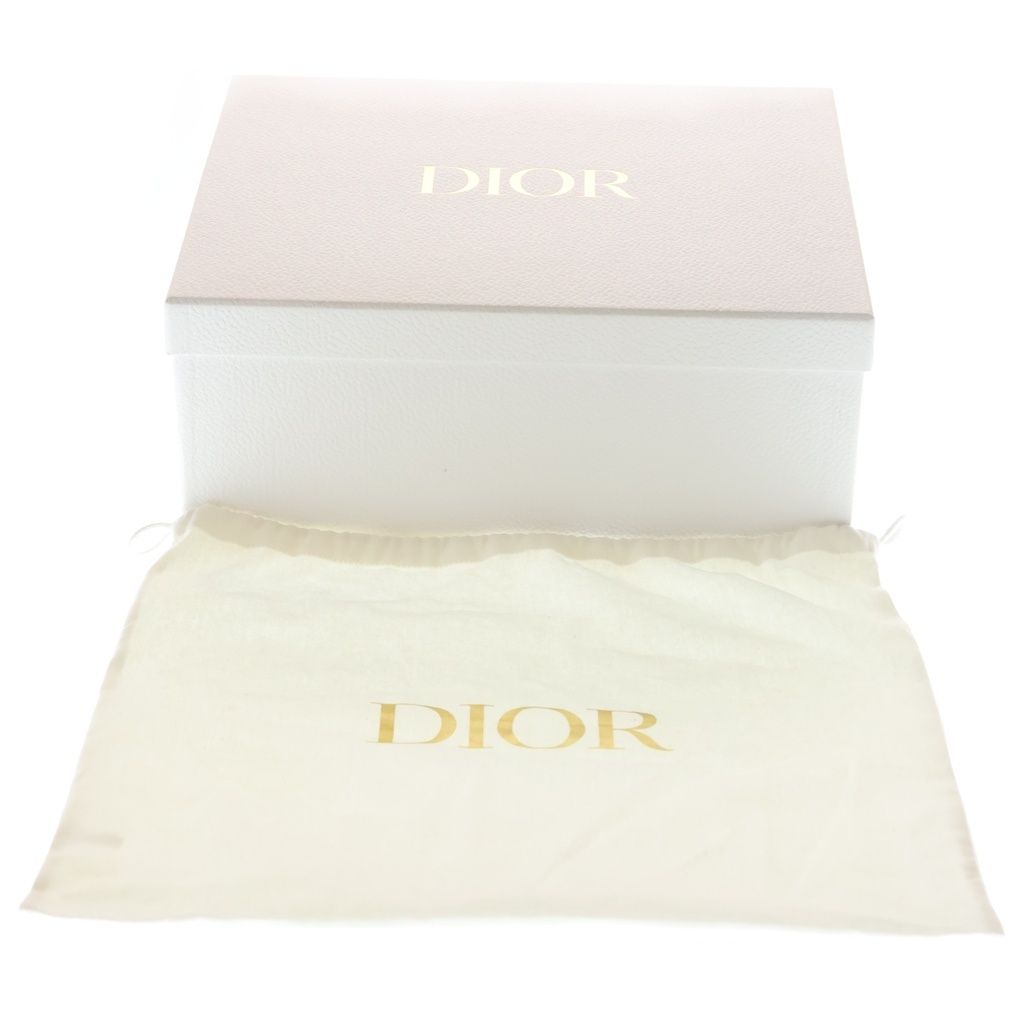 Dior Bobbi Large Shoulder Bag CD Logo Leather Gold White — view 8