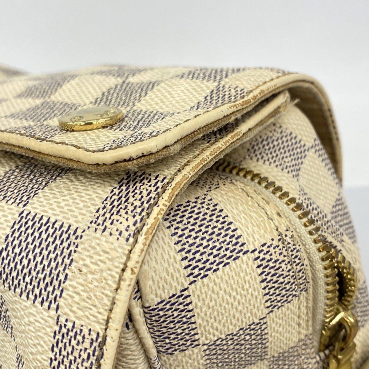 Louis Vuitton Shoulder Bag Damier Azur Naviglio White — view 7