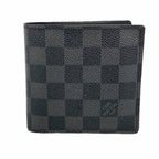 Louis Vuitton Wallet Damier Graphite Portefeuille Marco Black Gray