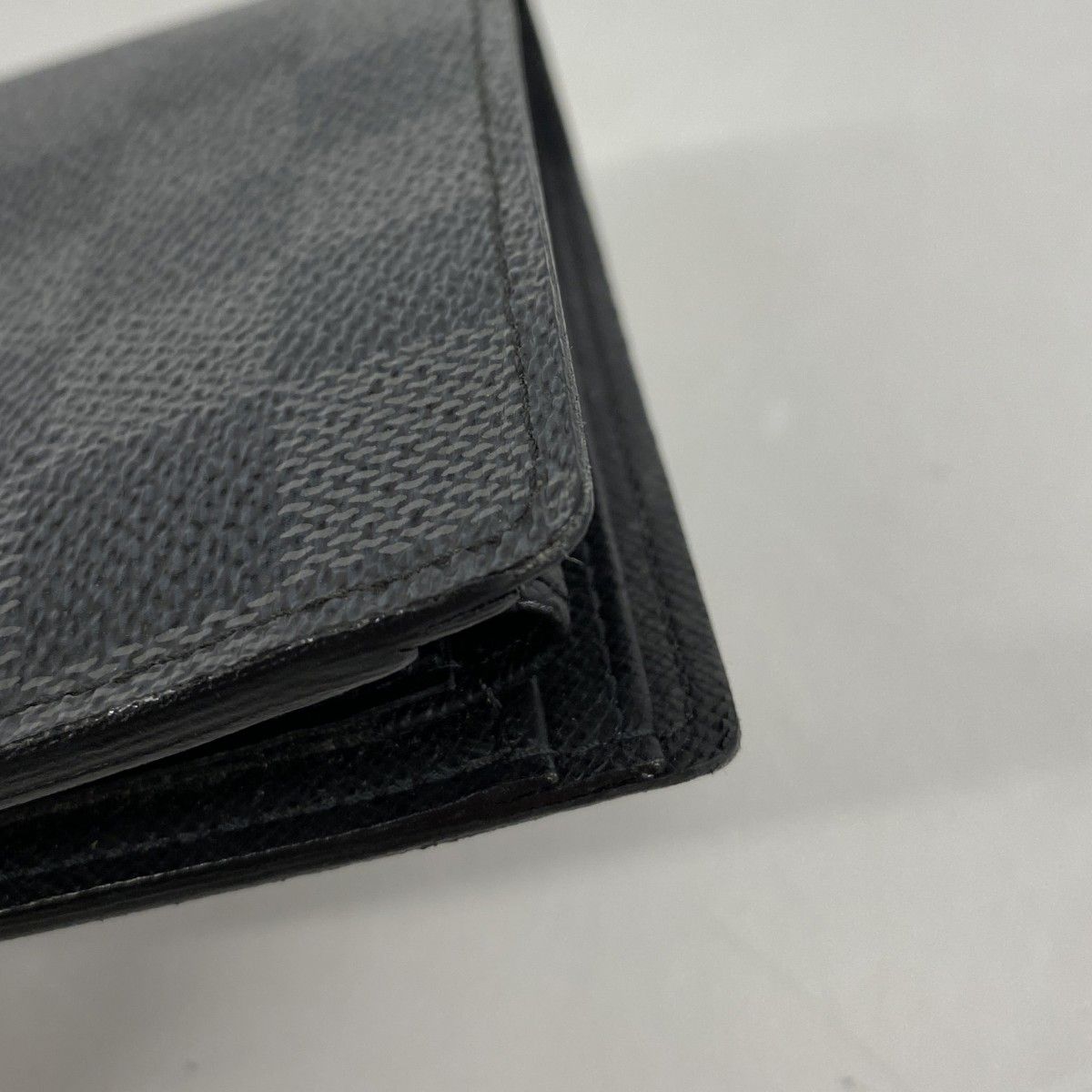 Louis Vuitton Wallet Damier Graphite Portefeuille Marco Black Gray — view 7