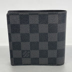 Louis Vuitton Wallet Damier Graphite Portefeuille Marco Black Gray — view 9