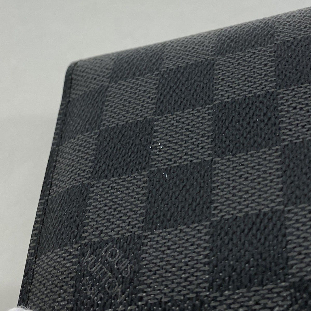Louis Vuitton Wallet Damier Graphite Portefeuille Marco Black Gray — view 8
