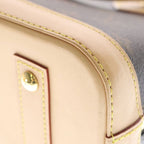 Louis Vuitton Monogram Alma BB 2-Way Shoulder Bag Brown Leather Gold — view 5