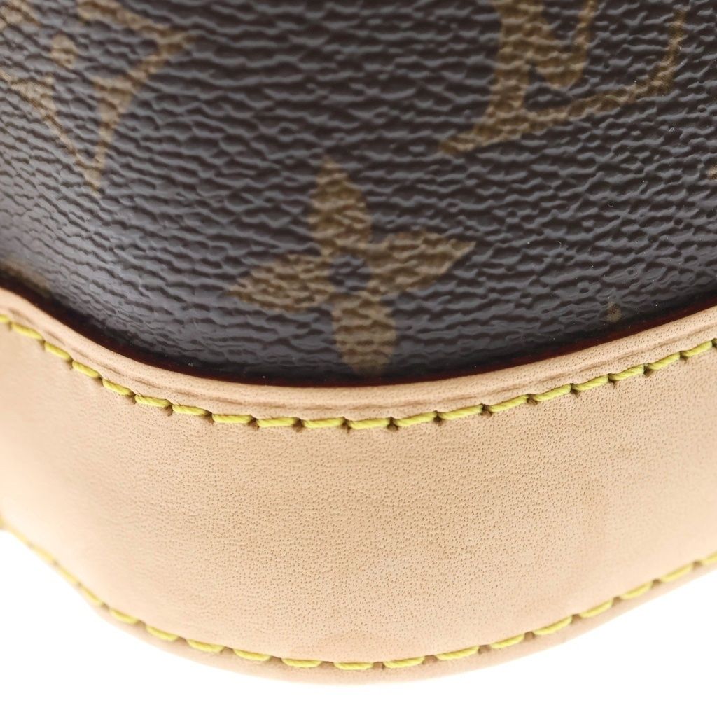 Louis Vuitton Monogram Alma BB 2-Way Shoulder Bag Brown Leather Gold — view 6