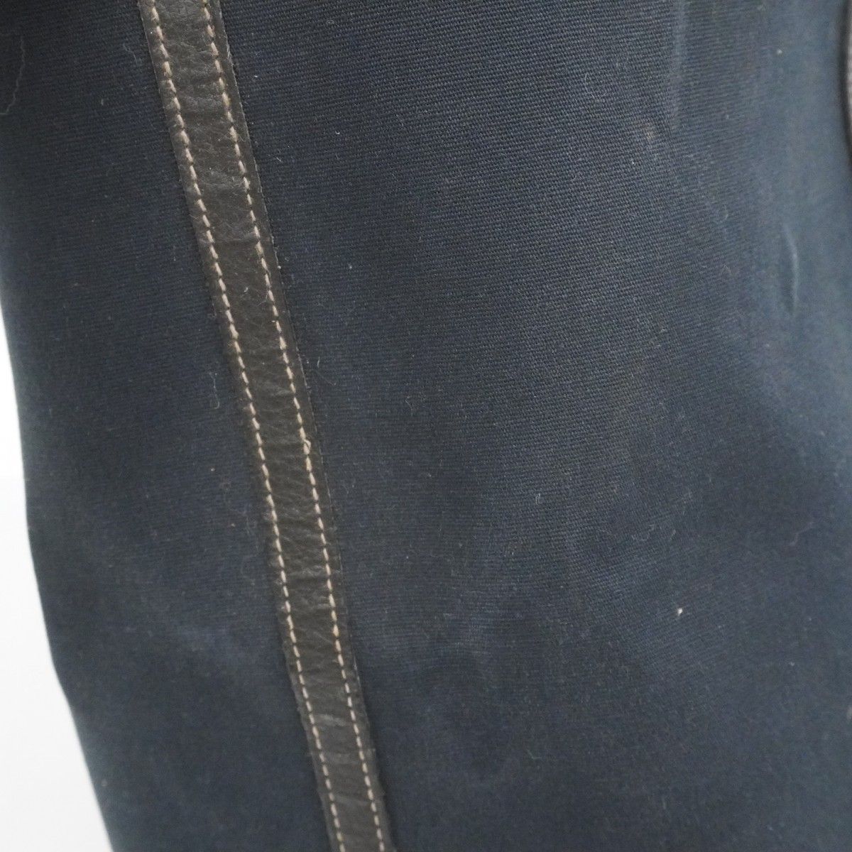 Hermes Tote Garden Party PM Toile Officier Black Silver — view 9