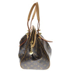 Louis Vuitton Monogram Tivoli GM Handbag Brown Leather Gold — view 3