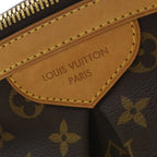 Louis Vuitton Monogram Tivoli GM Handbag Brown Leather Gold — view 7