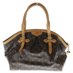 Louis Vuitton Monogram Tivoli GM Handbag Brown Leather Gold — view 2