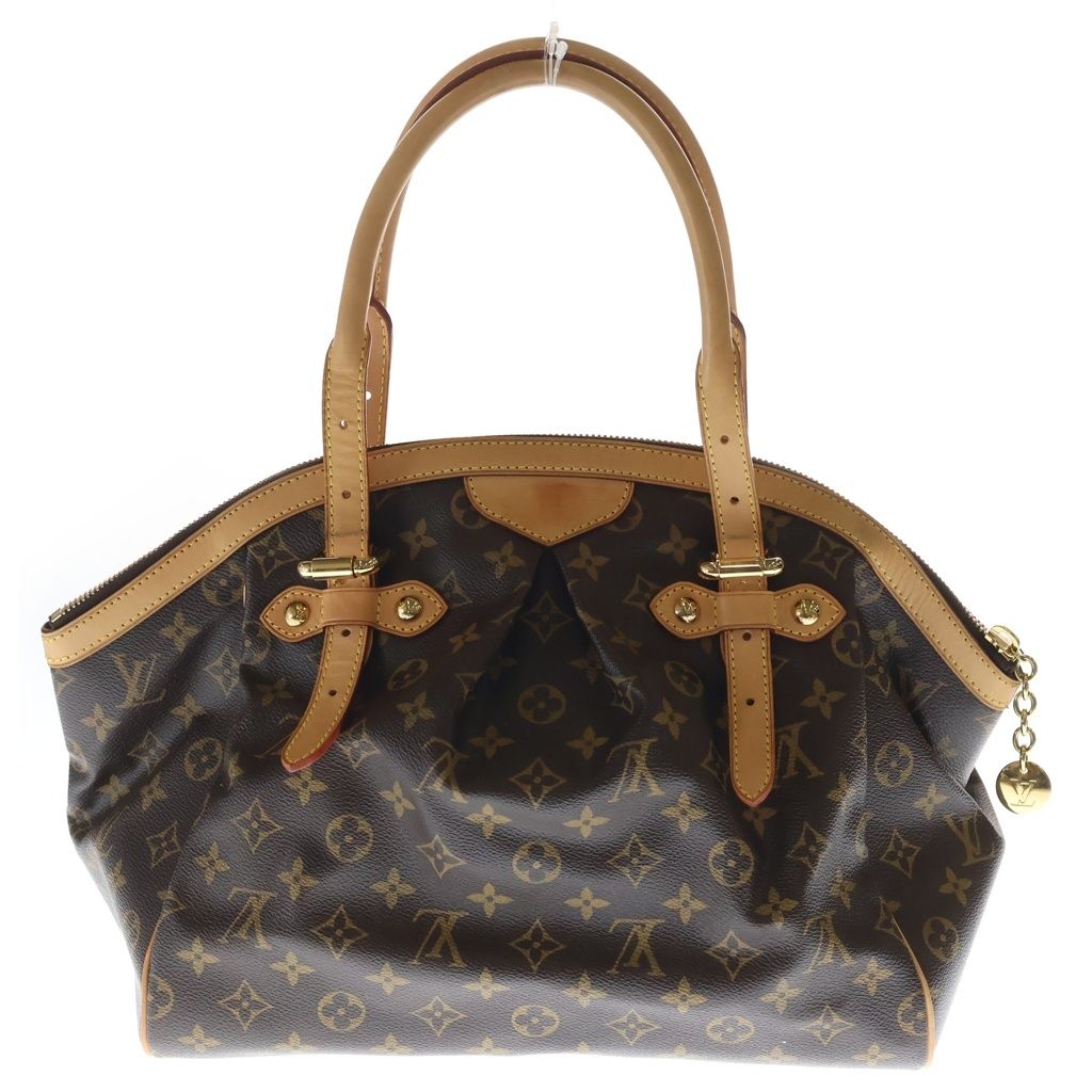 Louis Vuitton Monogram Tivoli GM Handbag Brown Leather Gold — view 2