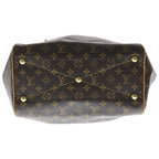 Louis Vuitton Monogram Tivoli GM Handbag Brown Leather Gold — view 4