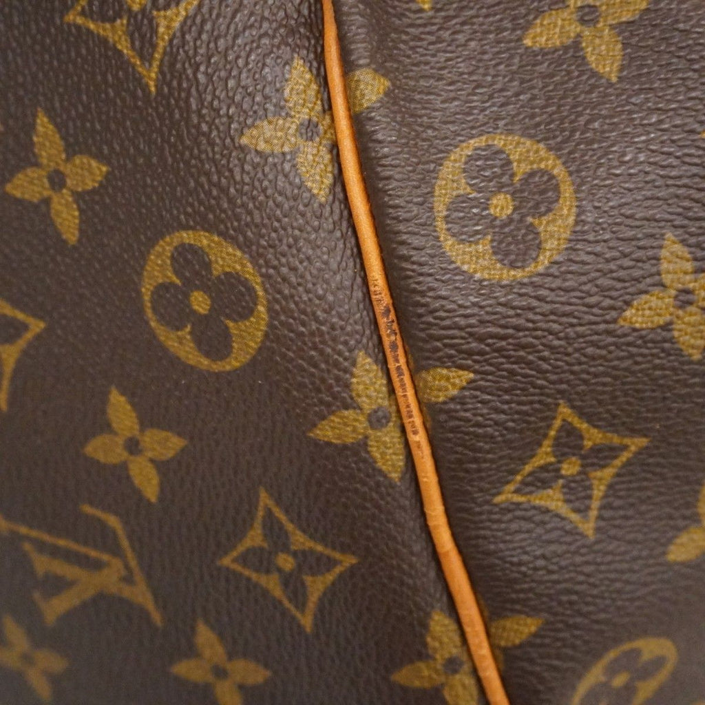 Louis Vuitton Boston Bag Monogram Keepall 50 Brown — view 6