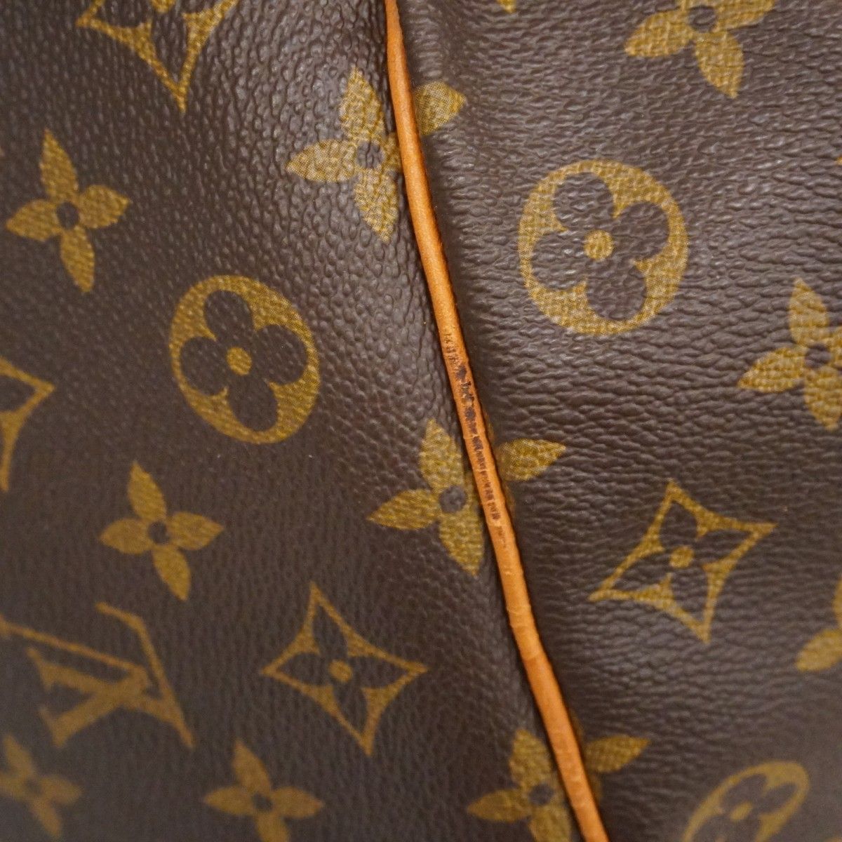 Louis Vuitton Boston Bag Monogram Keepall 50 Brown — view 6