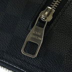 Louis Vuitton Damier Graphite Mick PM Shoulder Bag Black Leather Silver — view 6