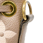 Louis Vuitton Handbag Monogram Empreinte Bicolor Nano Noe Tourtelle Cream 2-Way — view 6