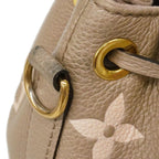 Louis Vuitton Handbag Monogram Empreinte Bicolor Nano Noe Tourtelle Cream 2-Way — view 9