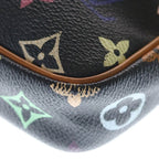 Louis Vuitton Monogram Multicolor Lift Mini Shoulder Bag Black Noir Leather Gold — view 5