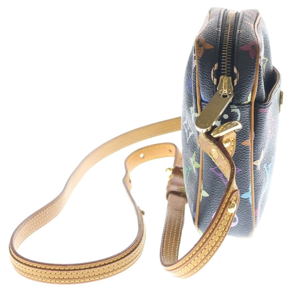 Louis Vuitton Monogram Multicolor Lift Mini Shoulder Bag Black Noir Leather Gold — view 3
