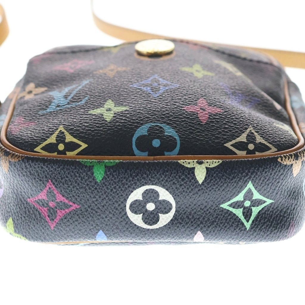 Louis Vuitton Monogram Multicolor Lift Mini Shoulder Bag Black Noir Leather Gold — view 4