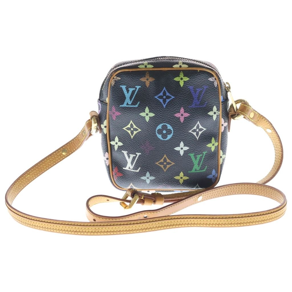 Louis Vuitton Monogram Multicolor Lift Mini Shoulder Bag Black Noir Leather Gold — view 2
