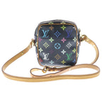 Louis Vuitton Monogram Multicolor Lift Mini Shoulder Bag Black Noir Leather Gold — view 2