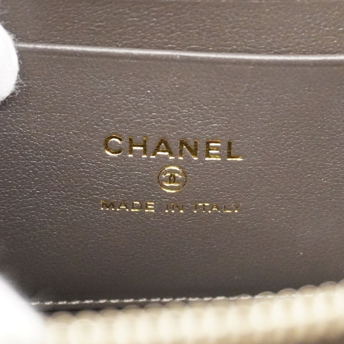 Chanel Vanity Bag Quilted Lambskin Brown Champagne Gold 2-Way — view 5