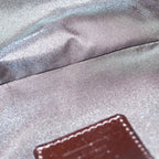 Fendi Zucca Mamma Bucket One Mini Shoulder Bag Brown Leather Silver — view 8