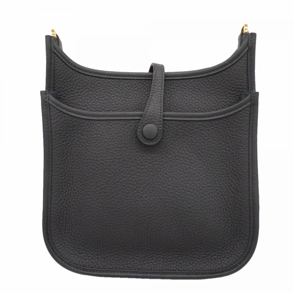 Hermes Shoulder Bag Evelyne 23 Taurillon Clemence Canvas Gold — view 6