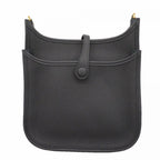 Hermes Shoulder Bag Evelyne 23 Taurillon Clemence Canvas Gold — view 6