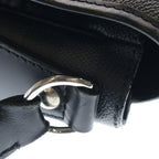 Louis Vuitton Damier Graphite Daniel GM Shoulder Bag Black Leather Silver — view 6