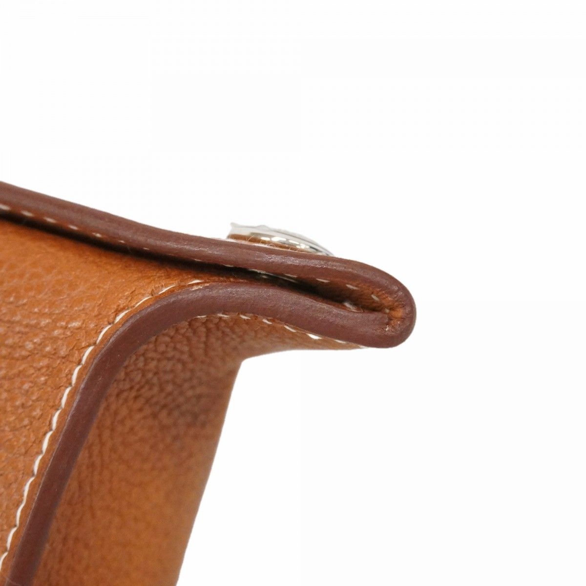 Hermes Shoulder Bag Vidopoche Barenia Fauve Silver — view 6