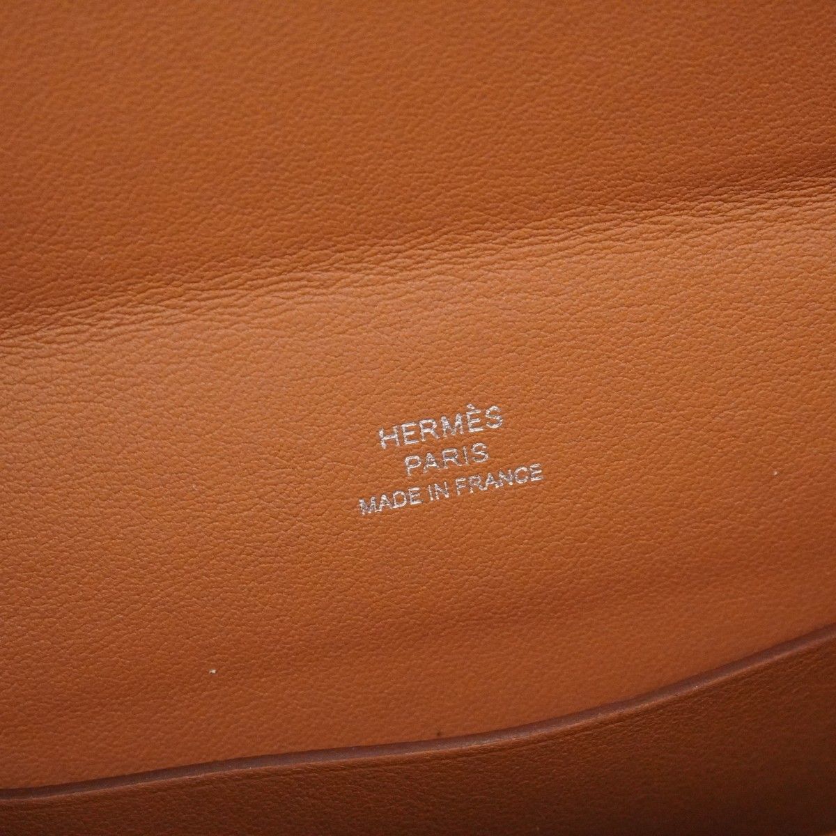 Hermes Shoulder Bag Vidopoche Barenia Fauve Silver — view 5