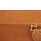 Hermes Shoulder Bag Vidopoche Barenia Fauve Silver — view 9