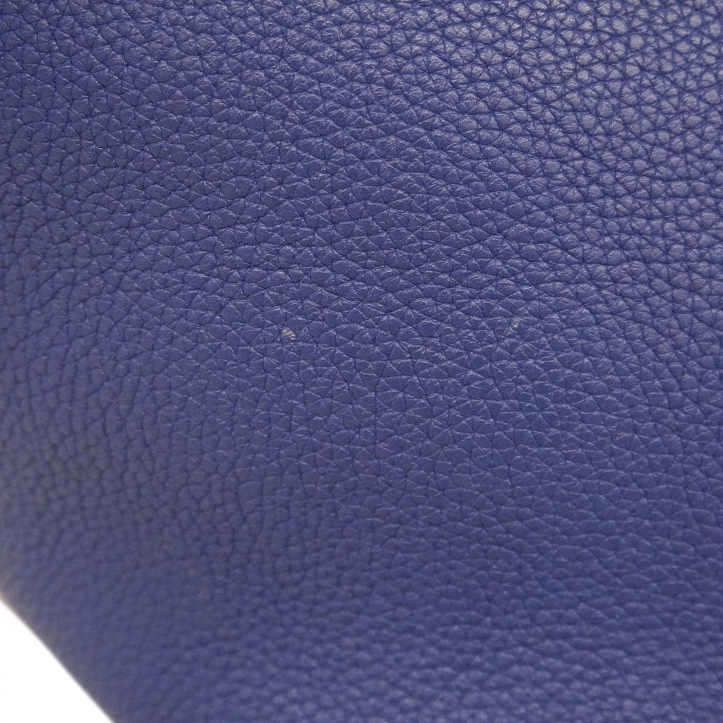 Hermes Handbag Picotin Lock PM Taurillon Morris Blue Silver — view 9