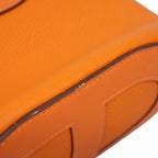 Hermes Handbag in the Loop 18 Taurillon Clemence Orange Minien Silver — view 6