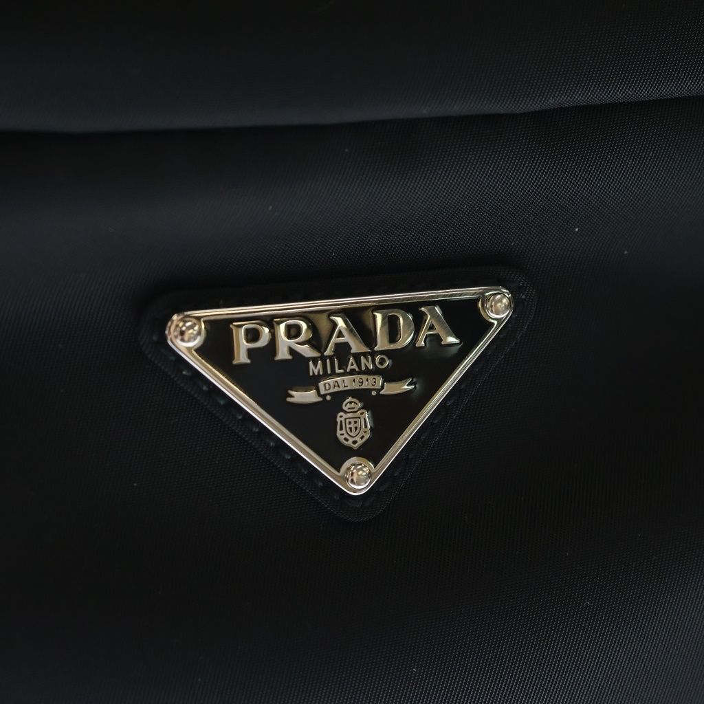 Prada Nylon Back Pack Backpack Black — view 6