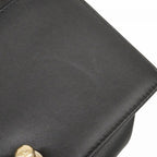Chanel Shoulder Bag Boy Stitch Lambskin Black Champagne Gold — view 8