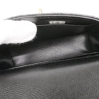 Chanel Handbag Micro Coco Handle Caviar Leather Black Champagne Gold 2-Way — view 4
