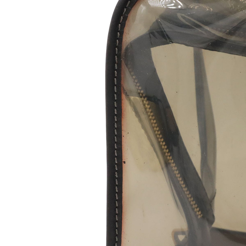 Loewe Amazona 36 Anagram Tote Vinyl Leather Clear Black Gold — view 4