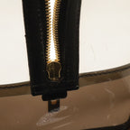 Loewe Amazona 36 Anagram Tote Vinyl Leather Clear Black Gold — view 8