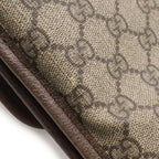 Gucci Neo Vintage GG Supreme Small Messenger Bag Tiger Head Leather Beige — view 5