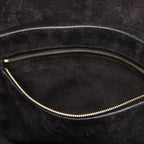 Celine Sangles Bucket Shoulder Bag Leather Black Gold — view 8