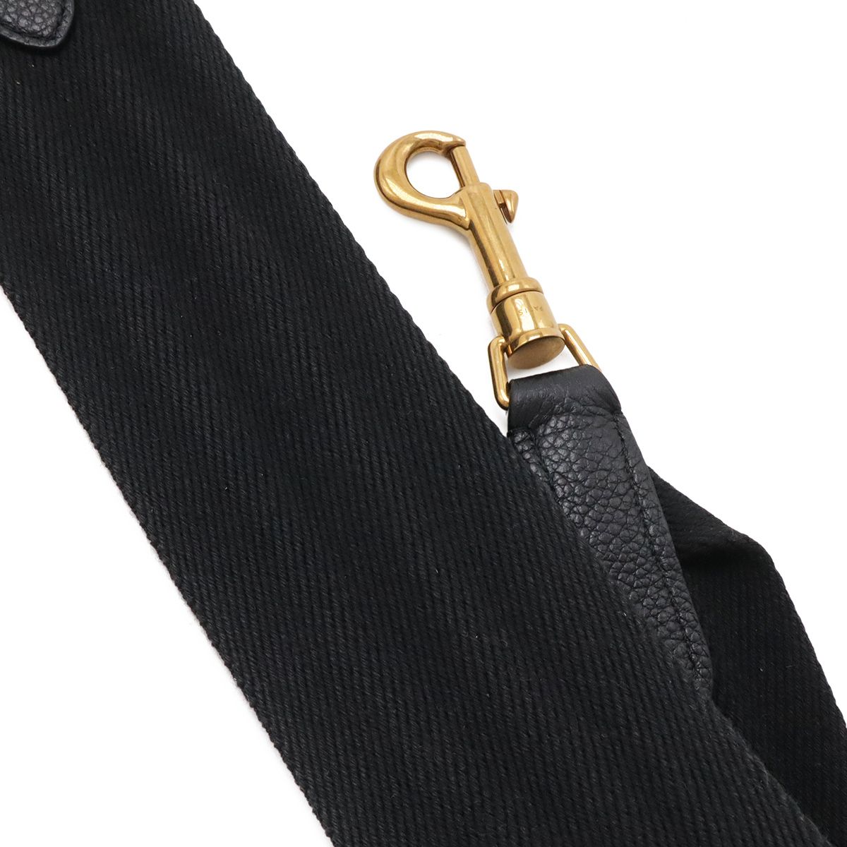 Celine Sangles Bucket Shoulder Bag Leather Black Gold — view 5