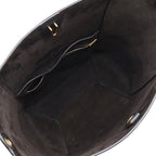 Celine Sangles Bucket Shoulder Bag Leather Black Gold — view 6